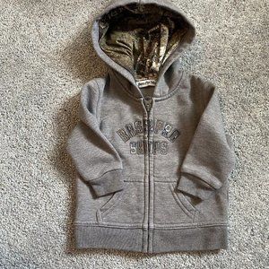 Bass Pro Shops Baby Infant 6-12M Long Sleeve Full Zip Hooded Camo Jacket Hoodie